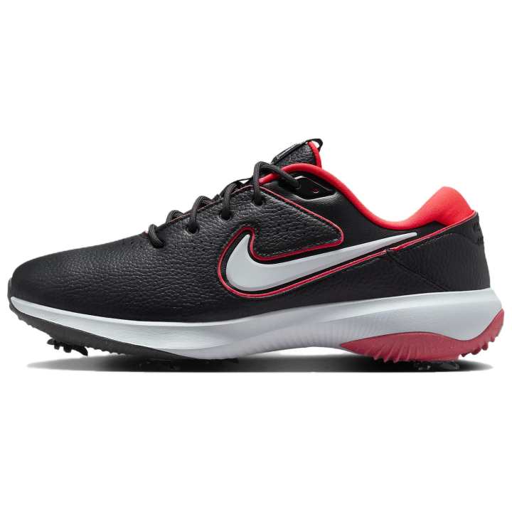 Nike Nike Victory Pro 3 Comfortable Slip Resistant Abrasion Resistant Low top Golf Shoes Unisex Black Red