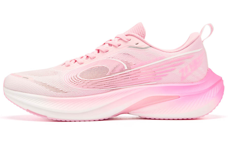 QIAODAN Feispeed 3.0 Fabric Low top ChaiPRO Rebound Technology Casual Training Running Shoes Men's Pink