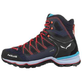 SALEWA Waterproof Abrasion Resistant Waterproof And Wear resistant Crew Outdoor Boots Women's Blue Red