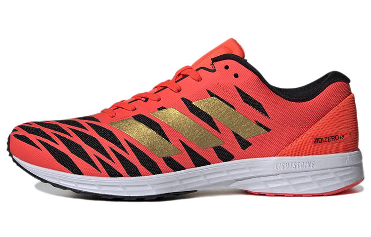 Adidas Adidas Adizero RC 3 Abrasion Resistant Low top Running Shoes Men's Orange Black