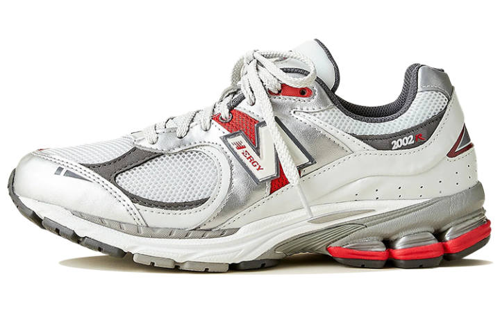 New Balance 2002R New Balance 'Silver Metallic Team Red'