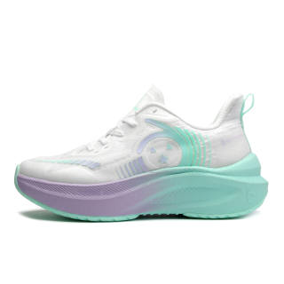 HUITENG Running Shoes Unisex Low Top Aurora Blue/Flame Red/Glacier White/Starry Black/Starry Pink