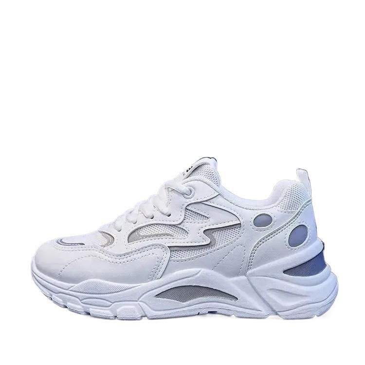 NX DOUGHNUT Slip Resistant Abrasion Resistant Slip Resistant Abrasion Resistant Low top Chunky Sneakers Women's White