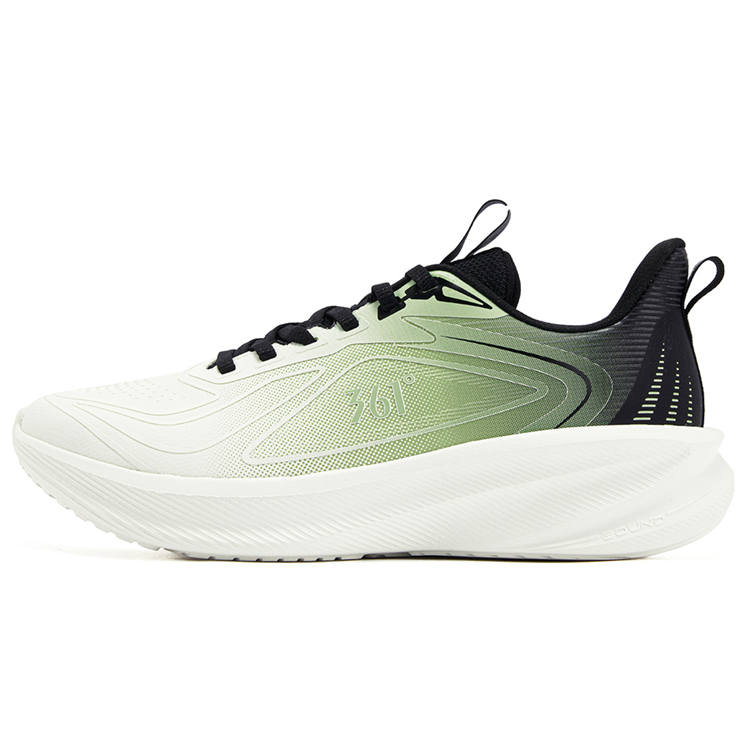361° Comfortable Rain Screen Cushioning Abrasion Resistant Low top Casual Running Shoes Men's Verdant Lotus Green