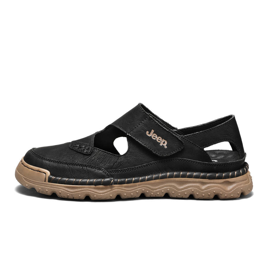 Jeep Outdoor Casual Rubber Sole Slip Resistant Closed Toe Slippers Men's