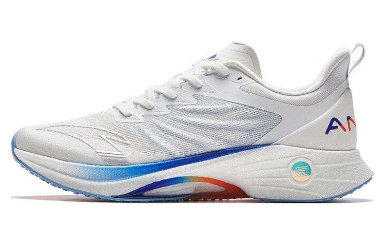 Anta MACH 3.0 Slip Resistant Low top Running Shoes Men's White Blue