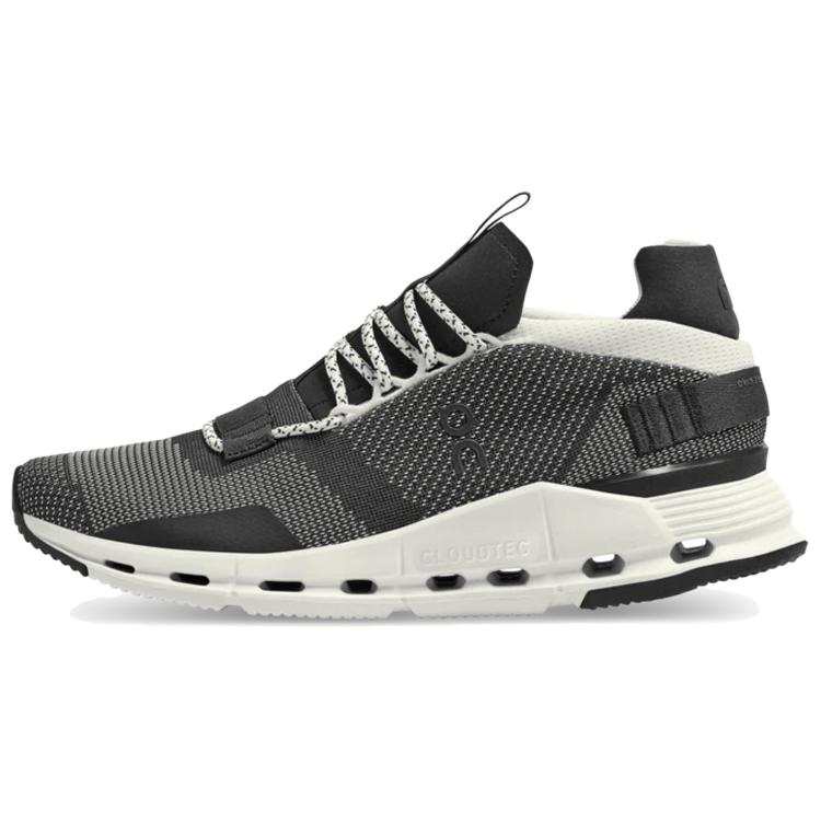 On On Running Cloudnova Black White Women's