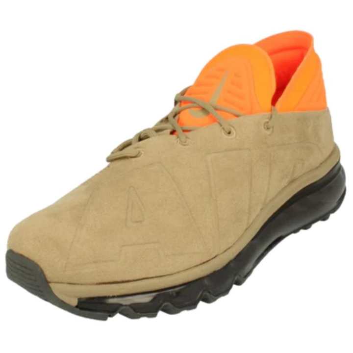 Nike Nike Air Max Flair Abrasion Resistant Low top Running Shoes Men's Brown Orange Black