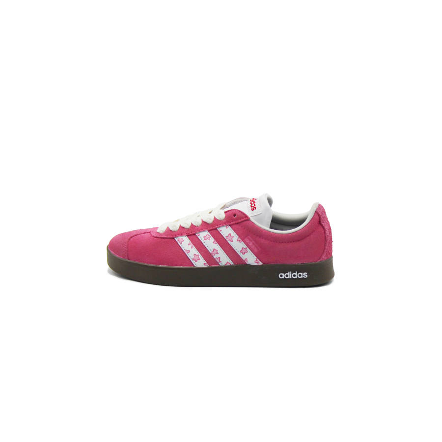 Adidas Adidas VL COURT 2.0 Abrasion Resistant Abrasion Resistant Low top Skateboard Shoes Unisex Pink White