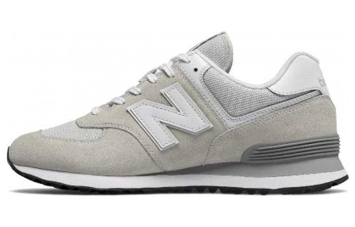 New Balance New Balance NB 574 Leather Low top Marathon Running Shoes Unisex Gray 2E Width