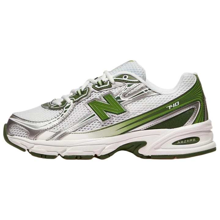 New Balance 740 New Balance 'White Alpine Green Silver Metallic'