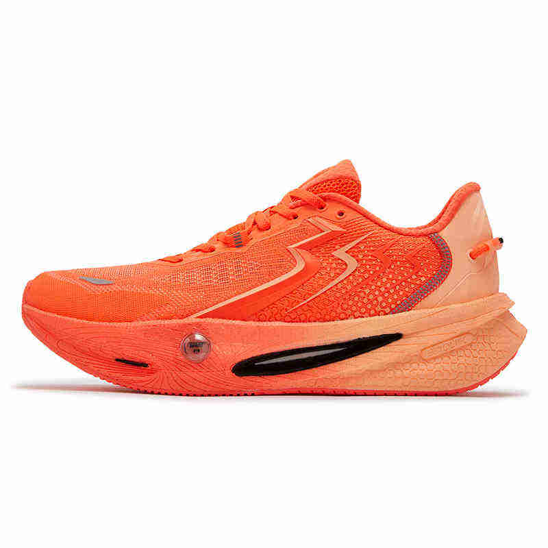 361° Slip Resistant, Abrasion Resistant, Rebound Low top Carbon Plate Casual Sprint Running Shoes Men's Orange