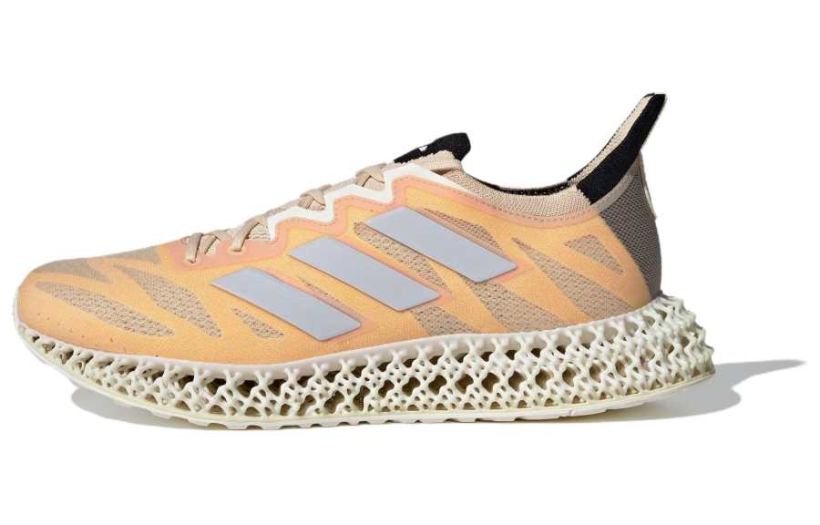 Adidas Adidas 4DFWD 3 Fabric Cushioning Breathable Lightweight Low top Running Shoes Men's Brown