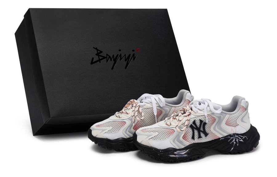 MLB New York Yankees 811 Manufacturing, Pink Wing At Night, Special Shoe Box Slip Resistant Abrasion Resistant Low top