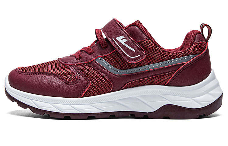 Warrior Comfortable Mom Shoes Slip Resistant, Abrasion Resistant, Lightweight Low top Casual Shoes Women's Burgundy