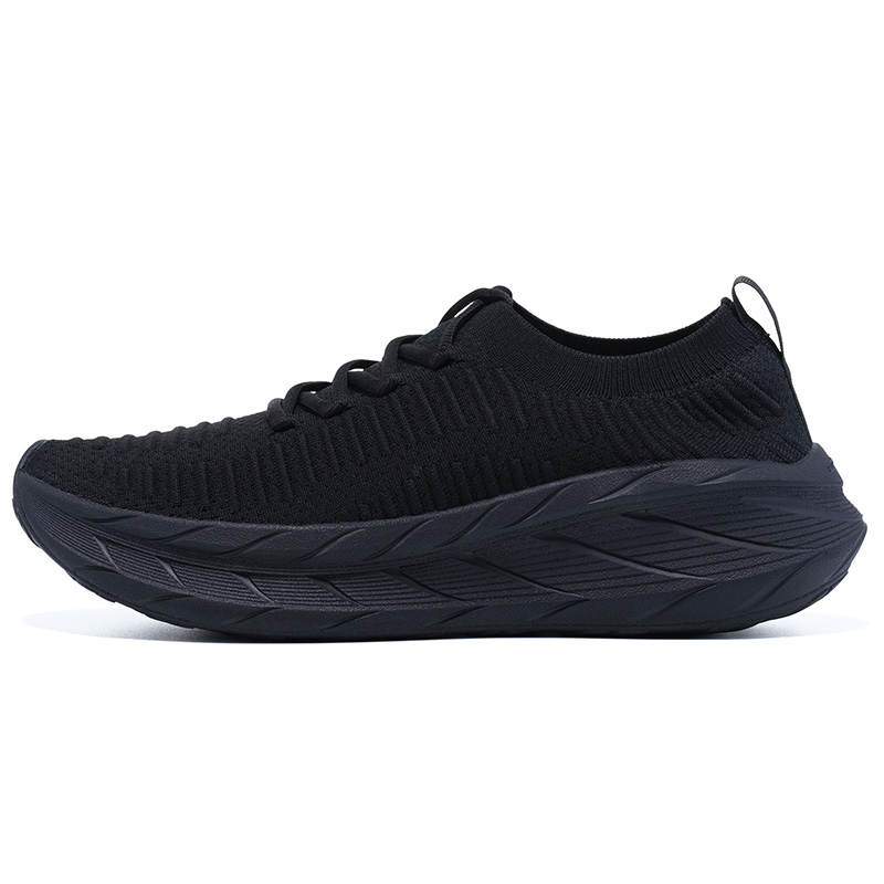 BMAI Wanderer Fabric Cushioning Abrasion Resistant Breathable Support Lightweight Low Top Running Shoes Women's Black