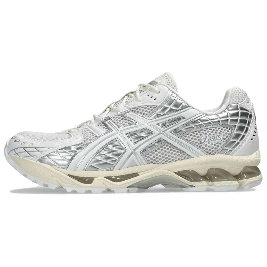 ASICS GEL Nimbus 10.1 Low top Casual Running Shoes Unisex White Silver
