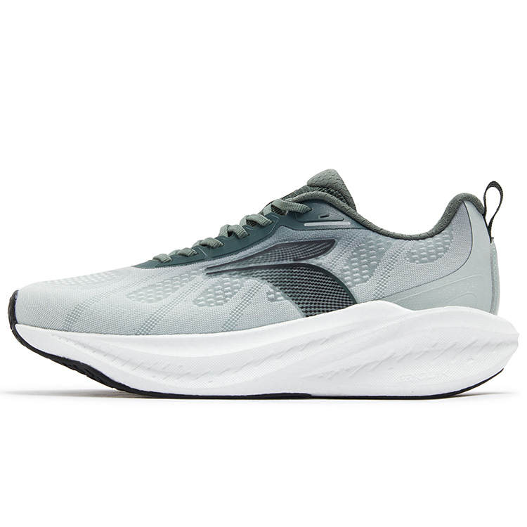 361° Blast Foam 4SE Cushioning Abrasion Resistant Breathable Slip Resistant Low top Running Shoes Men's Gray Green