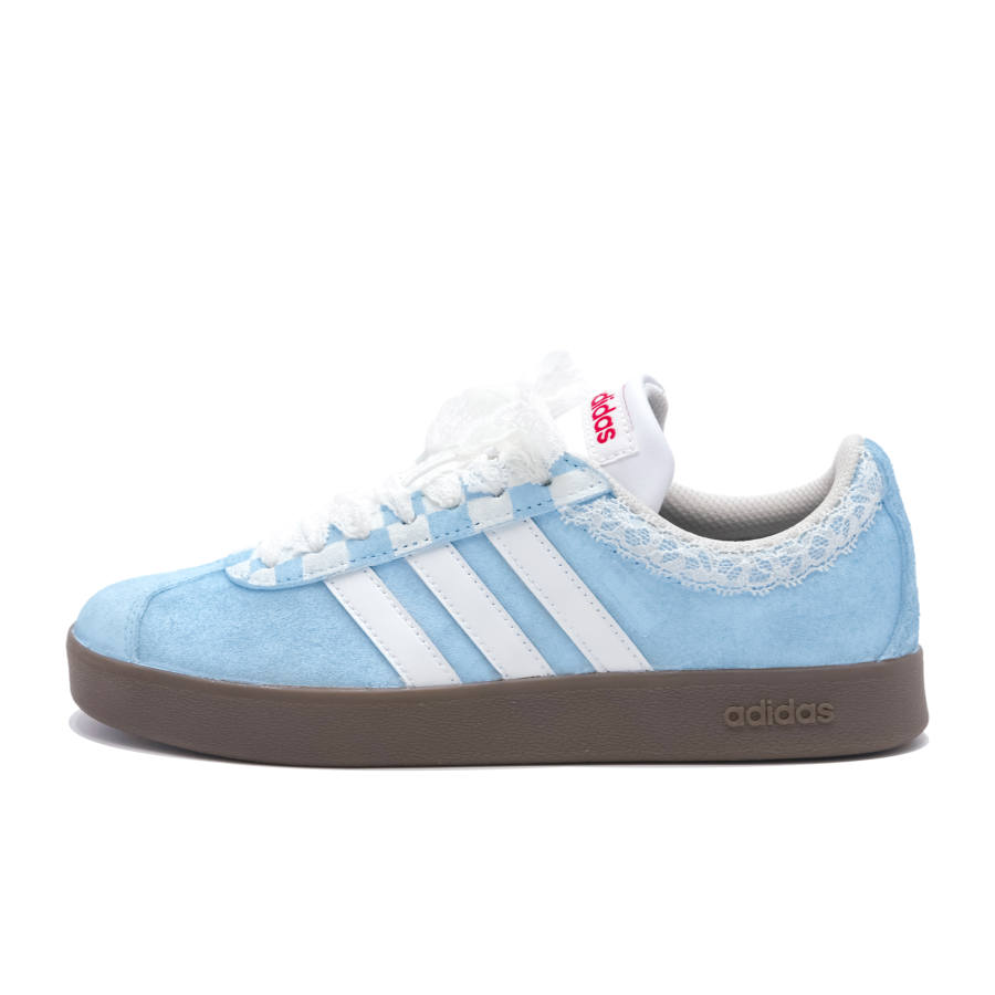 Adidas Adidas VL COURT 2.0 Thorned Maris Sal Ice Blue Slip Resistant Abrasion Resistant Slip Resistant Abrasion Resistant