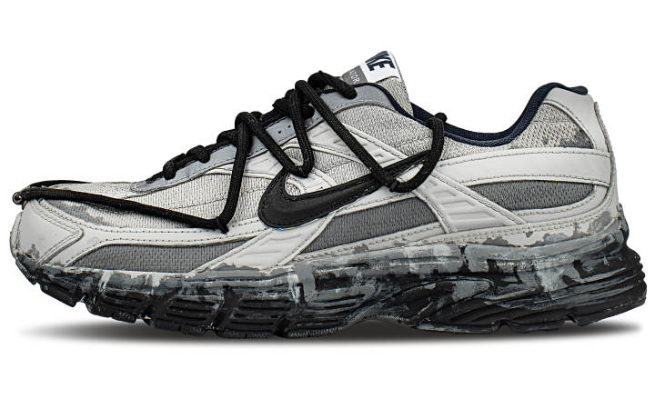 Nike Nike Initiator Comfortable Cow Split Leather Low top Running Shoes Men's Dark Gray