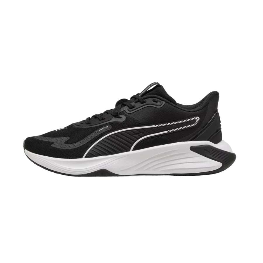 PUMA PWR Hybrid Comfortable Cushioning Low top Running Shoes Men's Black