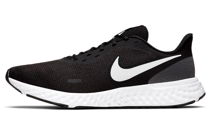Nike Nike REVOLUTION 5 Slip Resistant Lightweight Low top Carbon Plate Casual City Commuting Running Shoes Men's Black