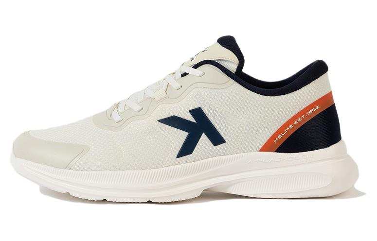 KELME Textile, TPU Cushioning, Wear Resistant Low top Casual Running Shoes Unisex Beige Yellow