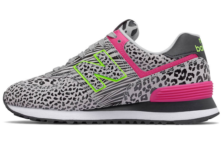 New Balance 574 Wmns New Balance 'Cheetah Print - Black Grey' Women's
