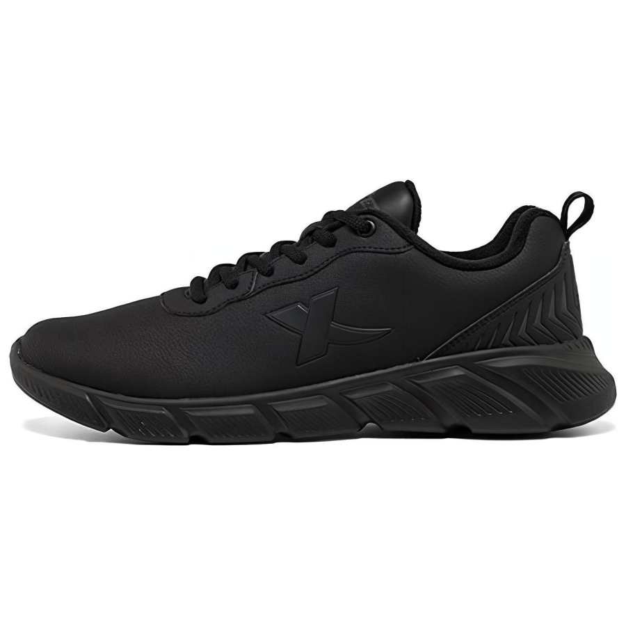 XTEP Cushioning Slip Resistant Abrasion Resistant Lightweight Low top Running Shoes Men's Black