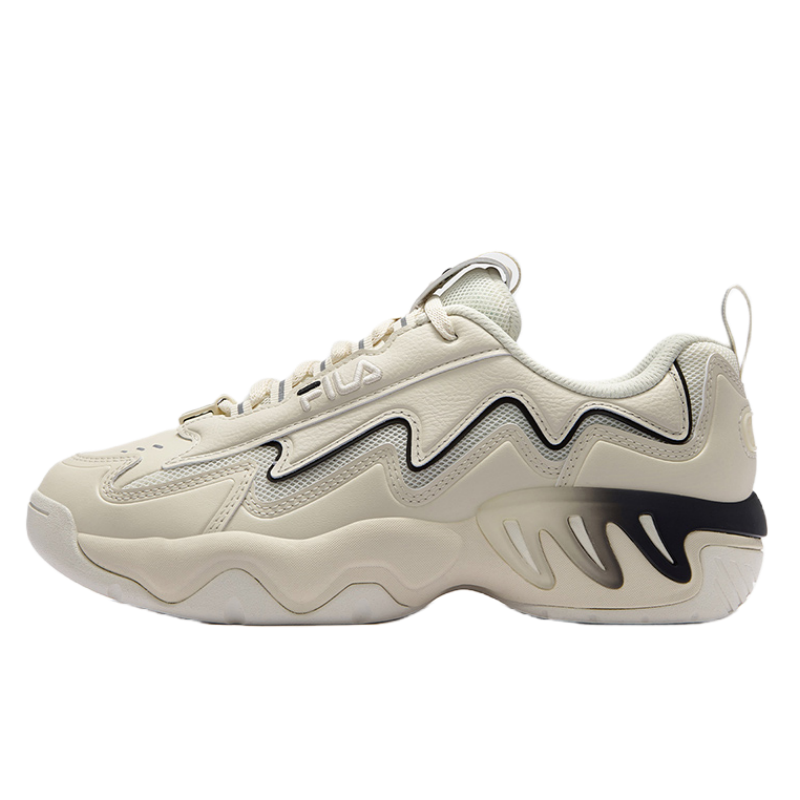 FILA FUSION Low top Casual Running Shoes Women's White Black