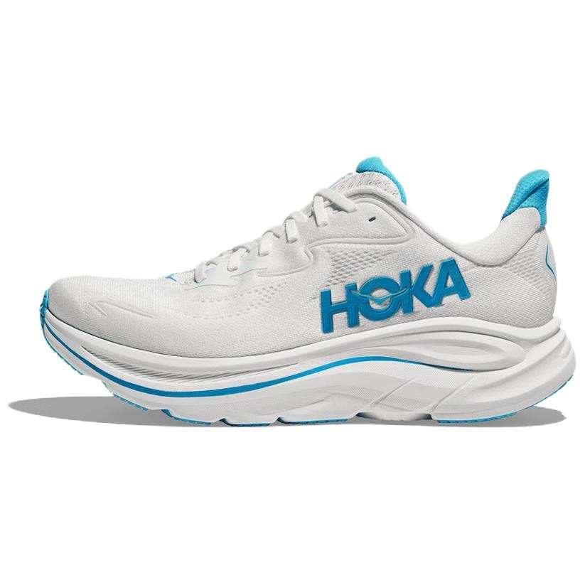 HOKA ONE ONE Clifton 10 White Skyward Blue