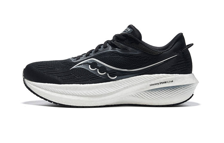 Saucony Triumph Victory 21 Low top Training Running Shoes Men's Black White