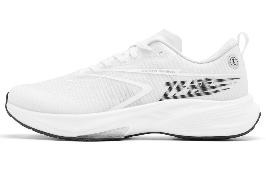QIAODAN Low top Q KUNGFU PRO Running Shoes Men's White Black