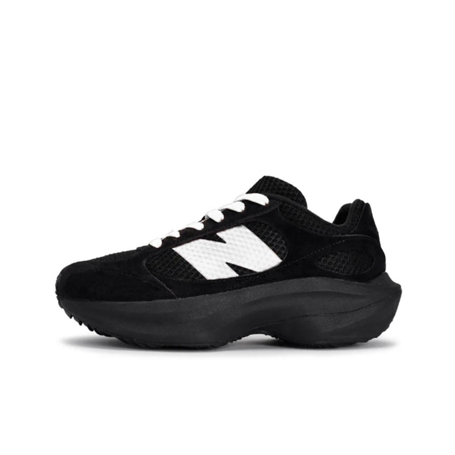 New Balance New Balance Warped Runner Slip Resistant Abrasion Resistant Low top Casual Running Shoes Unisex Black White