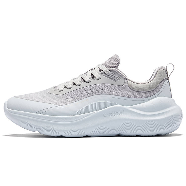 Erke Cushioning Rebound Slip Resistant Low top Training City Commuting Running Shoes Women's Mist Gray Mist Gray