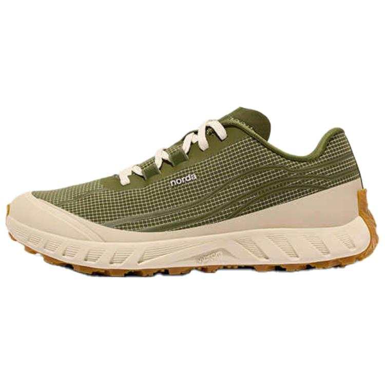 NORDA 002 Cushioning, Wear Resistant Low top Trail Running Shoes Men's Gray Green