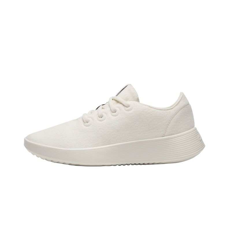 Allbirds Wool Runner Go Cushioning Low top Running Shoes Women's Natural White