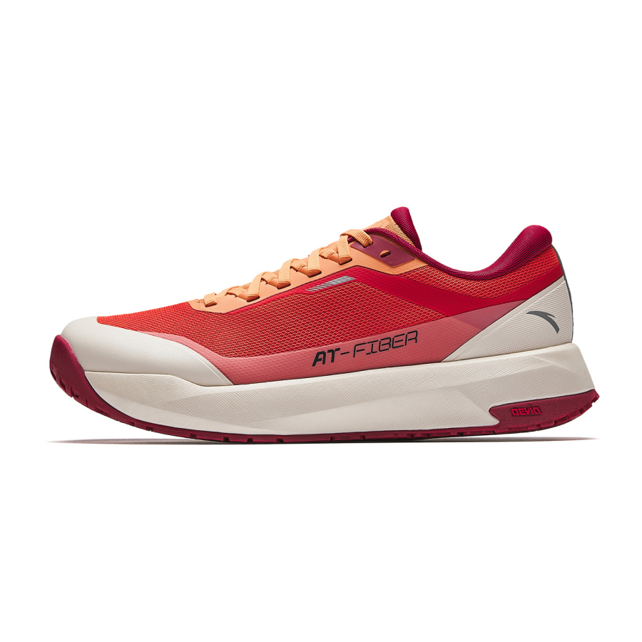 Anta Wear resistant And Lightweight Low top Casual City Commuting Running Shoes Men's Gray Orange