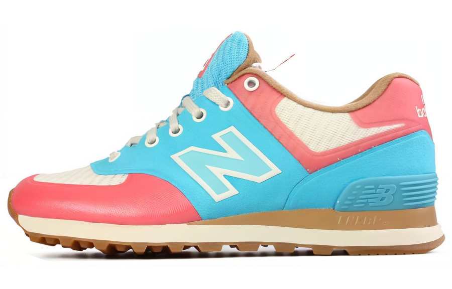 New Balance New Balance 574 Series Pink Blue D Wide