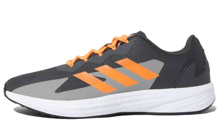 Adidas Adidas Adi Dash Slip Resistant Abrasion Resistant Low top Running Shoes Men's Gray Orange