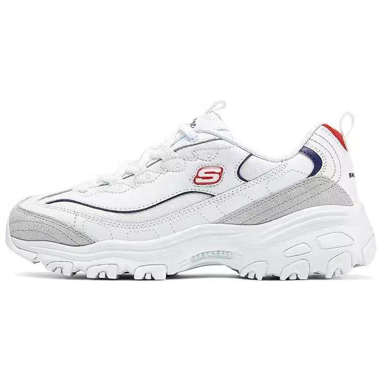 Skechers D'Lites 1.0 Abrasion Resistant Abrasion Resistant Low top Chunky Sneakers Women's White