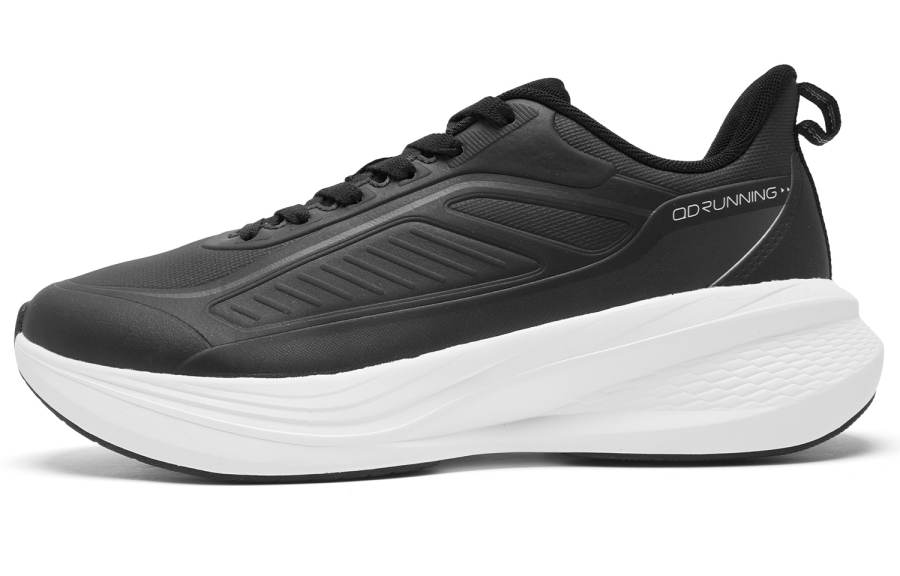 QIAODAN Rainwing ST Low top Q LITESPEED Technology/Q LITESPEED Casual Training Running Shoes Men's Black White
