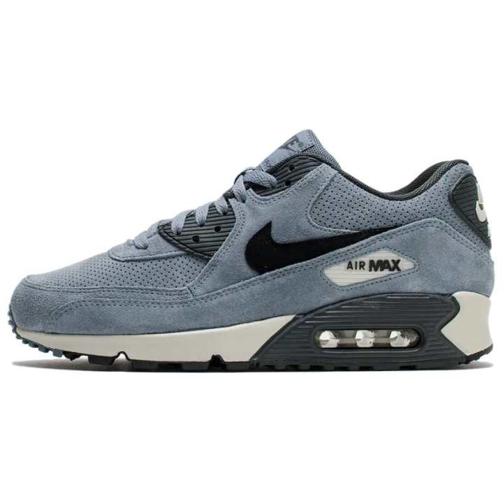 Nike Nike Air Max 90 Low top Casual Running Shoes Unisex Blue Gray
