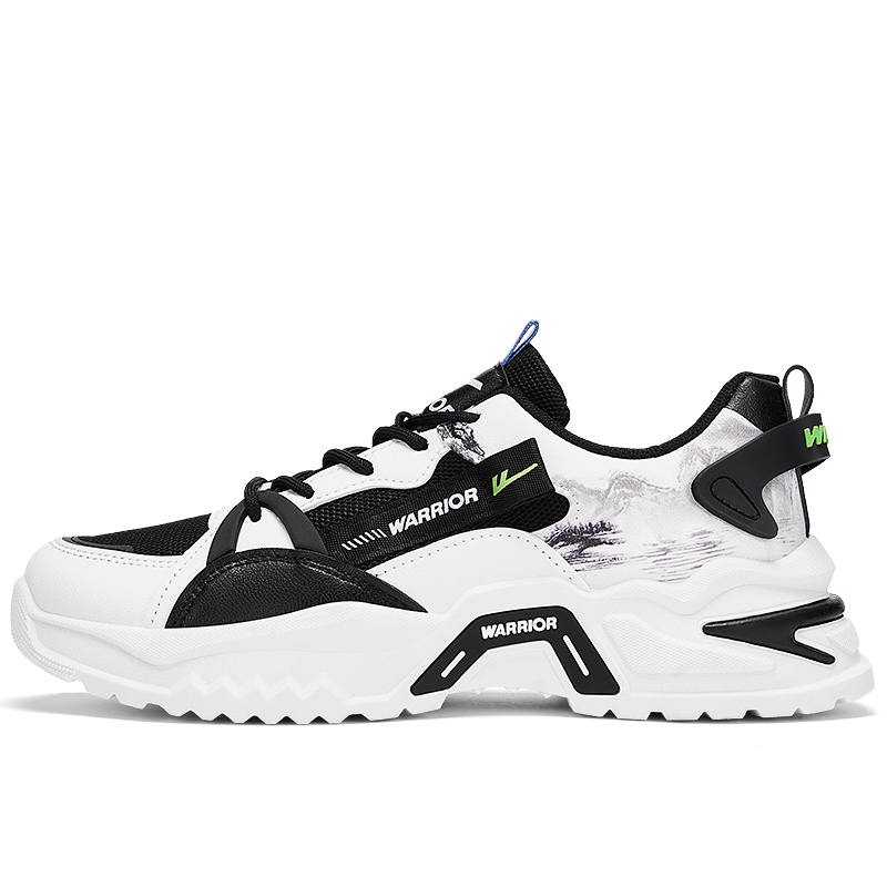 WARRIOR Warrior Breathable Lightweight Height Increasing Breathable Lightweight Height Increasing Low top Chunky Sneakers Men's