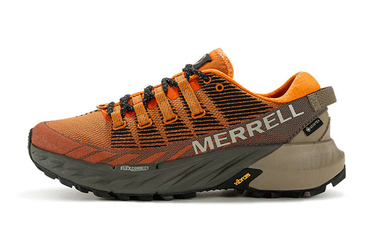 MERRELL Agility Peak 4 Non Slip And Waterproof Breathable Low top Running Shoes Men's Orange