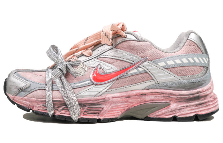 Nike Nike Initiator Slip Resistant, Abrasion Resistant, Breathable, Lightweight Low top Running Shoes Women's Pink Silver