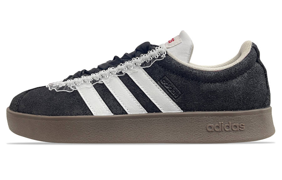 Adidas Adidas VL COURT 2.0 Abrasion Resistant Abrasion Resistant Low top Skateboard Shoes Women's Black