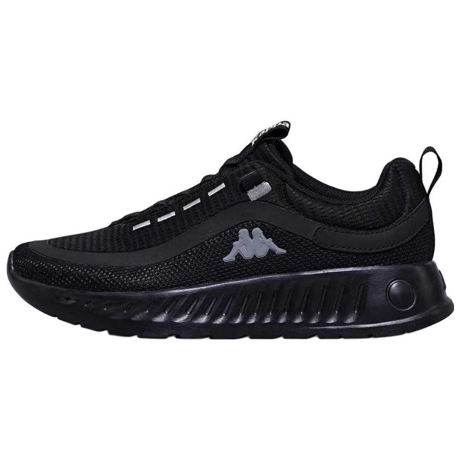Kappa Abrasion Resistant Lightweight Wear resistant And Lightweight Low top Running Shoes Unisex Black