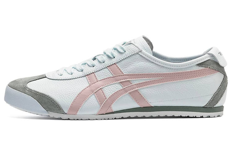 Onitsuka Tiger MEXICO 66 Running Shoes Unisex Low Top Gray Pink