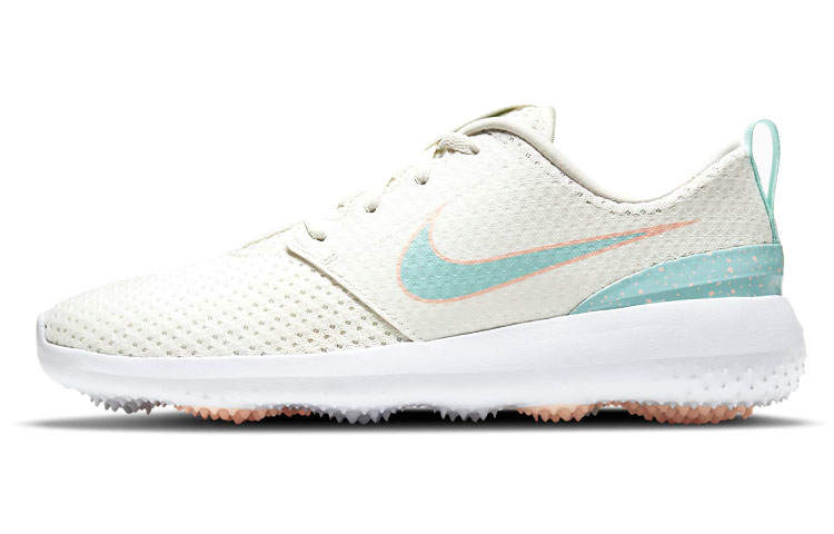 Nike Nike Roshe G Golf Shoes Women's Low Top Beige Yellow/Blue